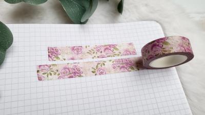 Washi Tape Pinke Rosen